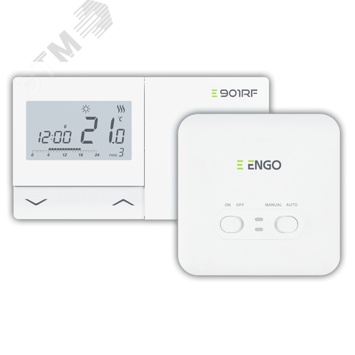Изображение товара Терморегулятор беспроводной программируемый на батарейках (шт)