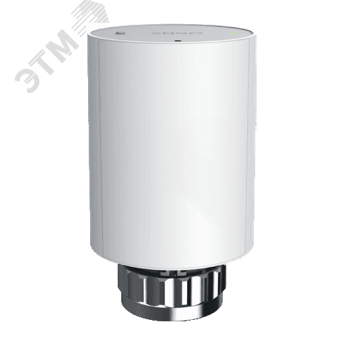 Изображение товара Клапан радиаторный термостатический беспроводной M30x1,5 с адаптером клапана RA, с батарейным питанием, белый 868 МГц (шт)