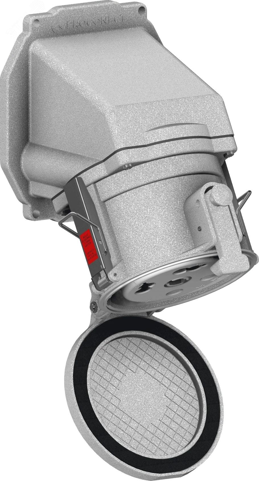 Изображение товара Розетка панельная встраиваемая угловая 250A 3P+E 380-440V IP66/67 (шт)