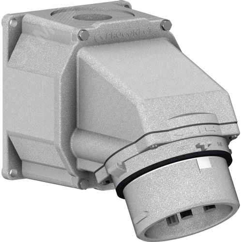 Изображение товара Вилка настенная накладная угловая 250A 3P+E 380-440V IP66/67 (шт)