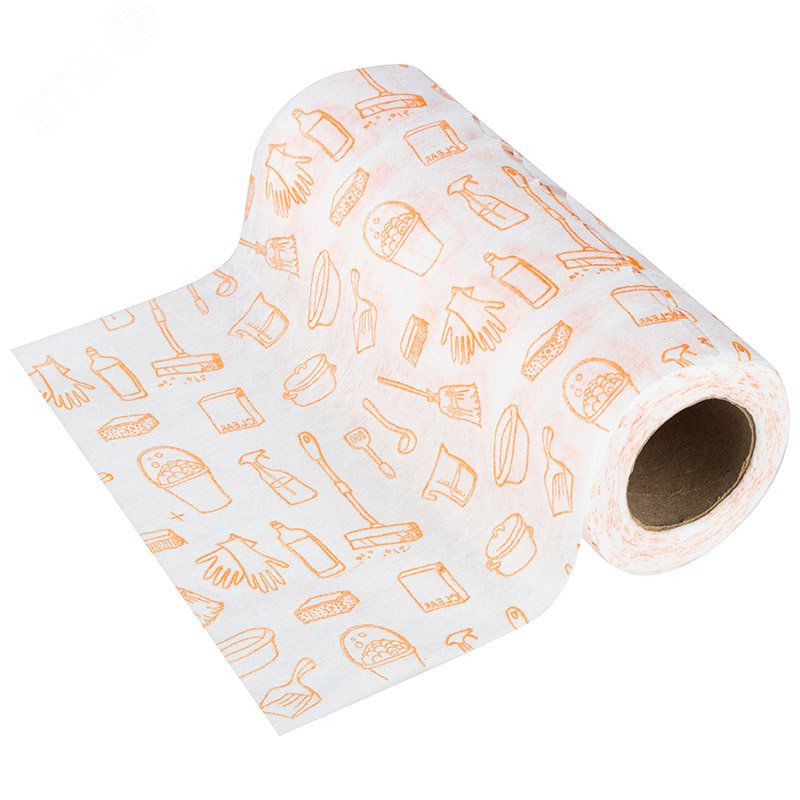 Изображение товара Салфетки из спанлейса в рулоне 25x30 см 50 г/м2 20 шт.