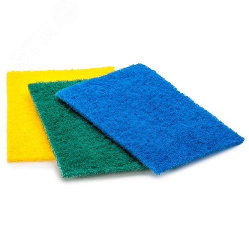 Изображение товара Губка абразивная 100*140 мм, 3 шт. (шт)