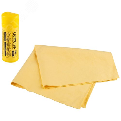 Изображение товара Салфетка из синтетической замши в тубе 43х32см (шт)