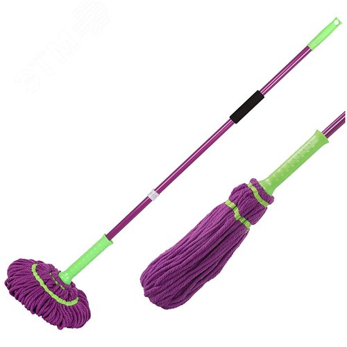 Изображение товара Швабра для пола ''ТВИСТ'' с насадкой из микрофибры MopM11 (шт)