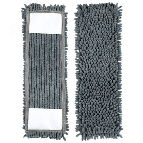 Изображение товара Насадка из микрофибры ''Лапша'' цвет серый (для Mop Click) (шт)