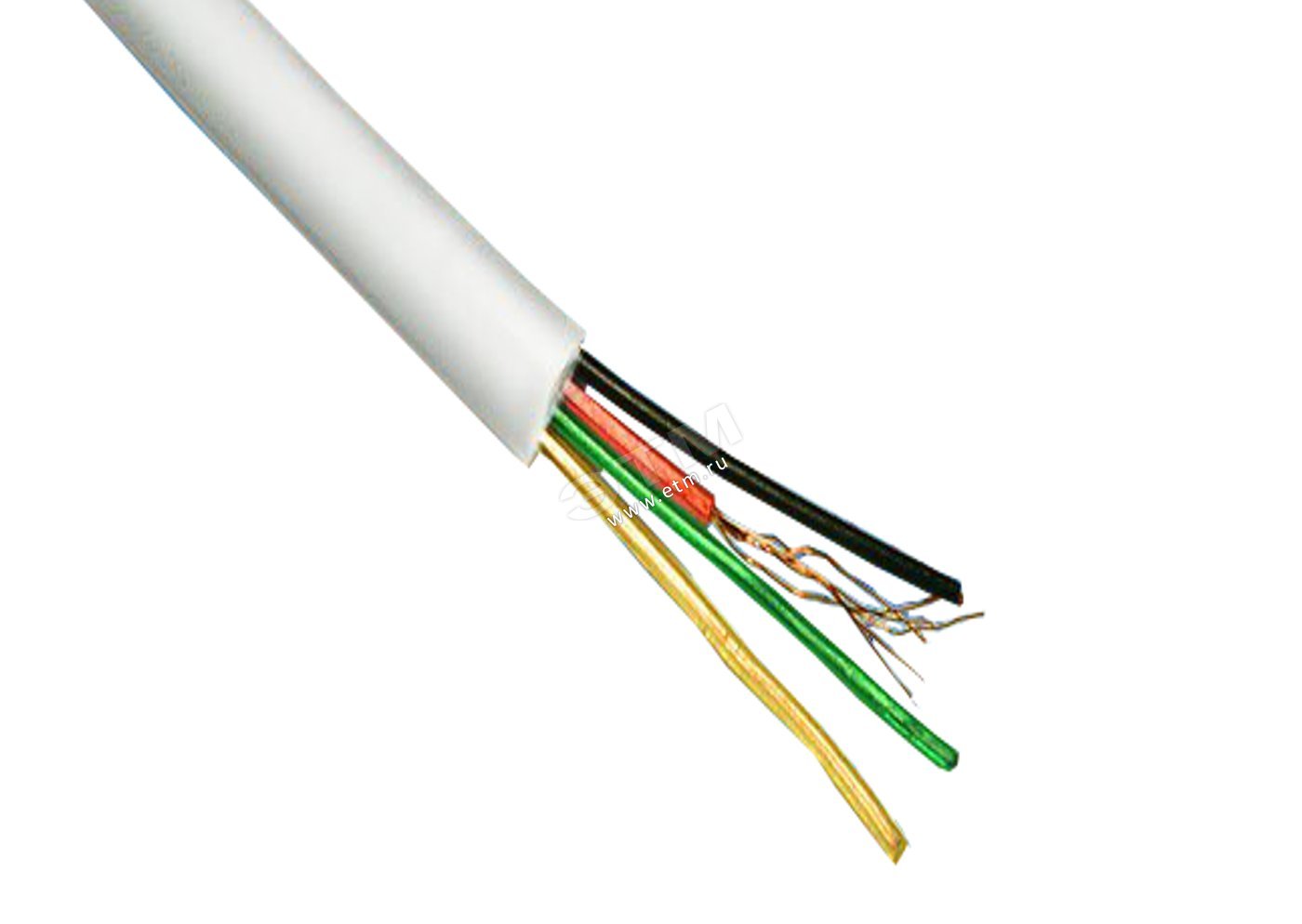 Провод телефонный ТЛФ 4 белый КТГ купить цена