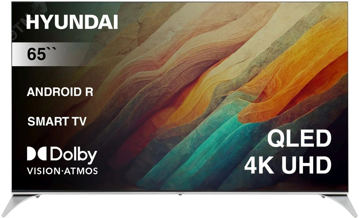Изображение товара Hyundai H LED65QBU7500 65 QLED Android TV 4K 60Hz HDR Dolby Atmos