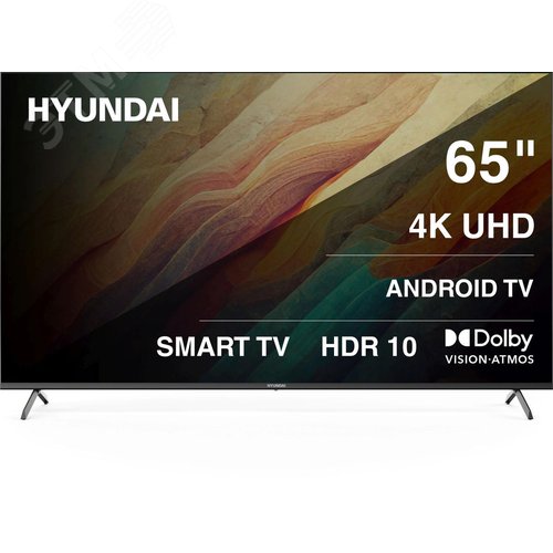 Изображение товара Телевизор LED 65'' Android TV Frameless Metal 4K Ultra HD 60Hz DVB-T DVB-T2 DVB-C DVB-S DVB-S2 USB WiFi Smart TV, черный (шт)