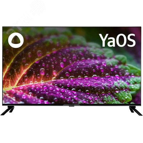 Изображение товара Телевизор LED 40'' Яндекс ТВ Frameless FULL HD 60Hz DVB-T DVB-T2 DVB-C DVB-S DVB-S2 USB WiFi Smart TV, черный (шт)