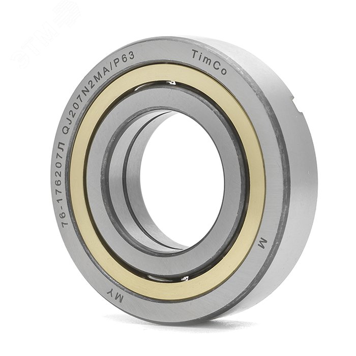 Изображение товара Подшипник 176207 Л (76кл.) (QJ207 N2MA/P63) TimCo (ГОСТ) (шт)