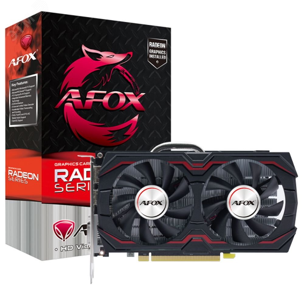 Изображение товара Видеокарта RX580 GAMING, AMD RADEON RX580, 8 ГБ, GDDR5, PCI-Express 3.0, 2 куллера (шт)