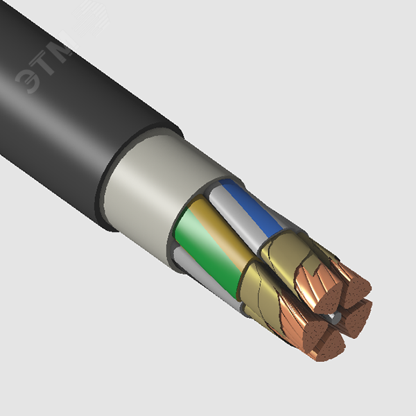 Изображение товара Кабель силовой ППГнг(А)-FRHF 5х70мс(N, PE) - надежный и огнестойкий