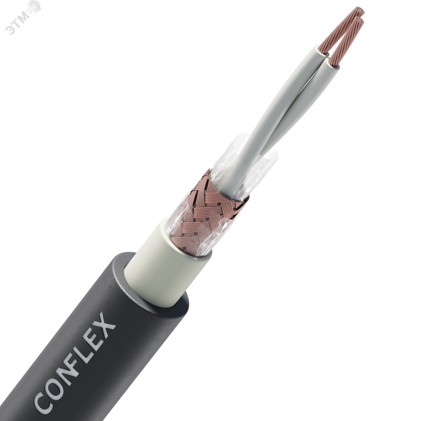 Изображение товара Кабель монтажный CONFLEX МКЭШВнг(А)-LS 2х0,75 ТРТС (м) Изображение товара Кабель монтажный CONFLEX МКЭШВнг(А)-LS 2х0,75 ТРТС (м)