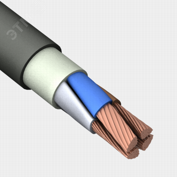 Кабель силовой ППГнг(А)-HF 4х185мс(N) – 1 ТРТС Конкорд