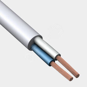 Изображение товара Провод ПВС 2х4 белый ТРТС (м) для электромонтажа 380 В