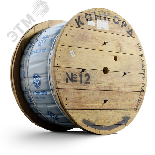 Кабель силовой ВВГнг(A)-FRLS 3х2,5ок(N,PE)-1 красный (бар) ТРТС - фото 2