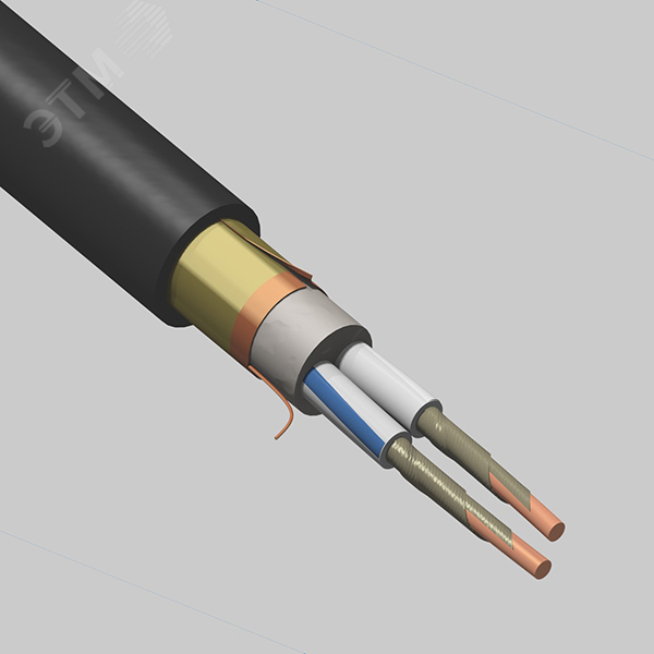 Изображение товара Кабель силовой ППГЭнг(А)-FRHF 2х2.5(N)-0.66 огнестойкий экранированный Россия