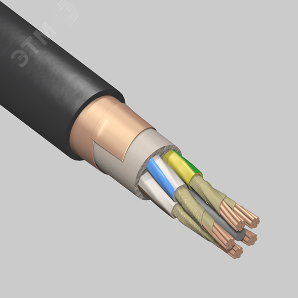 Изображение товара Кабель силовой ППГЭнг(А)-FRHF 5х25мк(N.PE)-0.66 для промышленности
