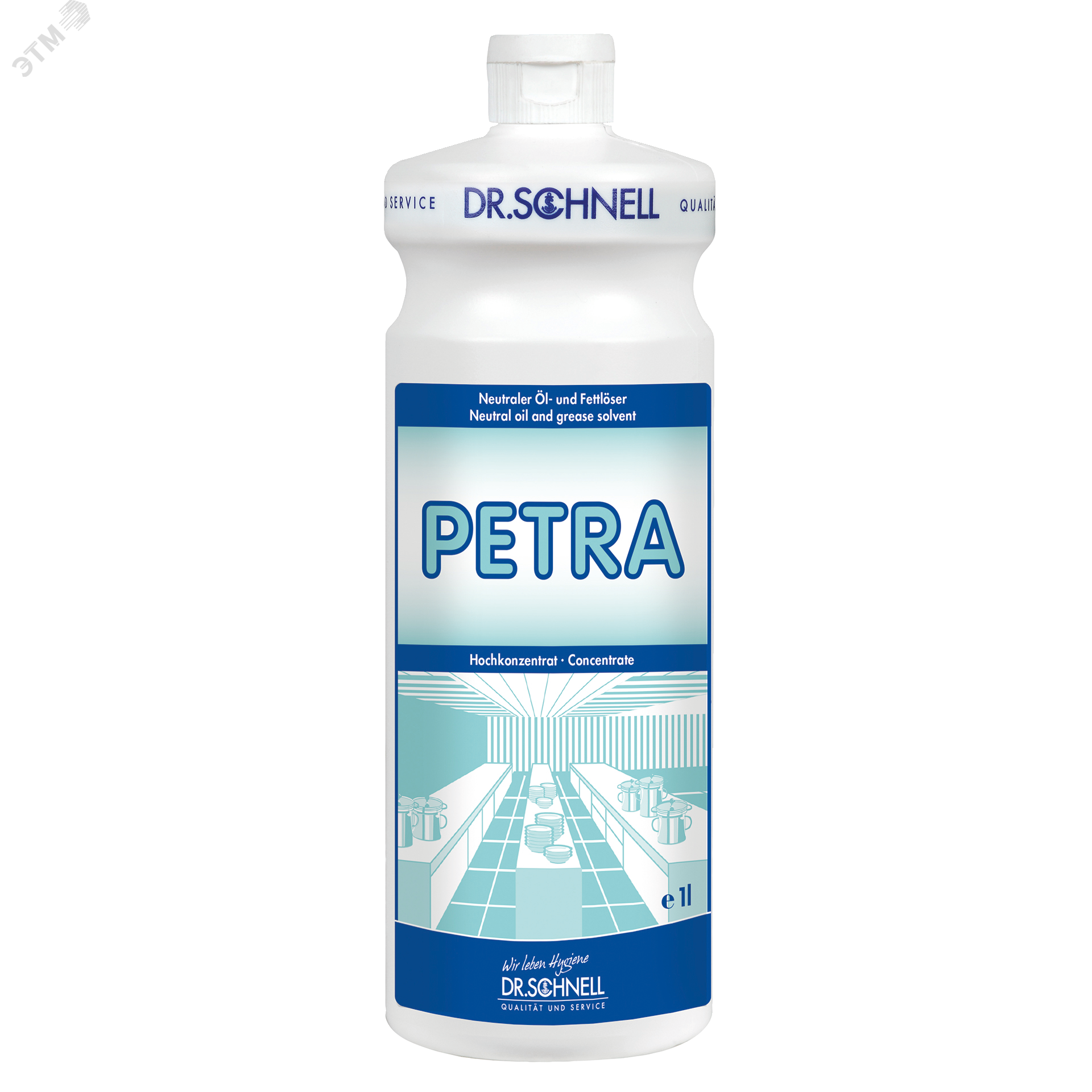 Изображение товара Средство Petra для удаления жировых загрязнений 1 л Vileda Professional