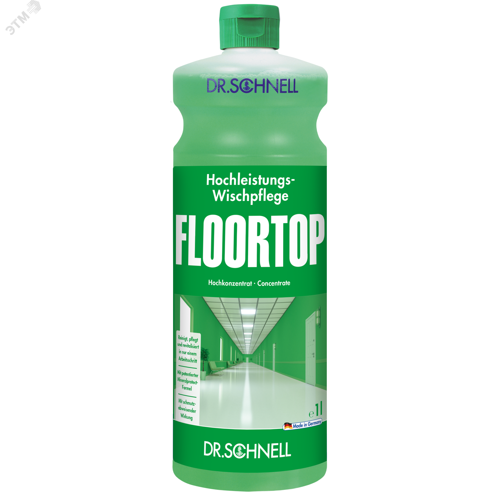 Изображение товара Средство Floortop для очистки напольных покрытий Vileda Professional 1 л