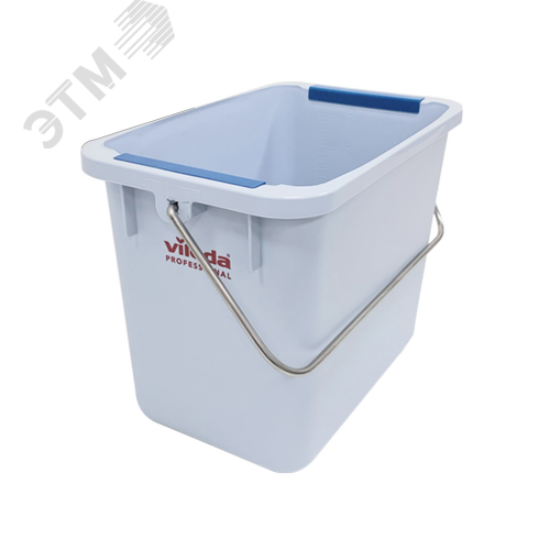 Изображение товара Ведро с цветовым кодированием, серый, 6 л. (упак)