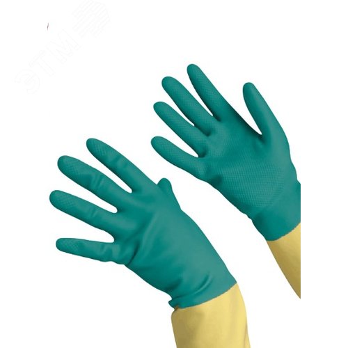 Изображение товара Перчатки латексные усиленные L Vileda Professional (упак)