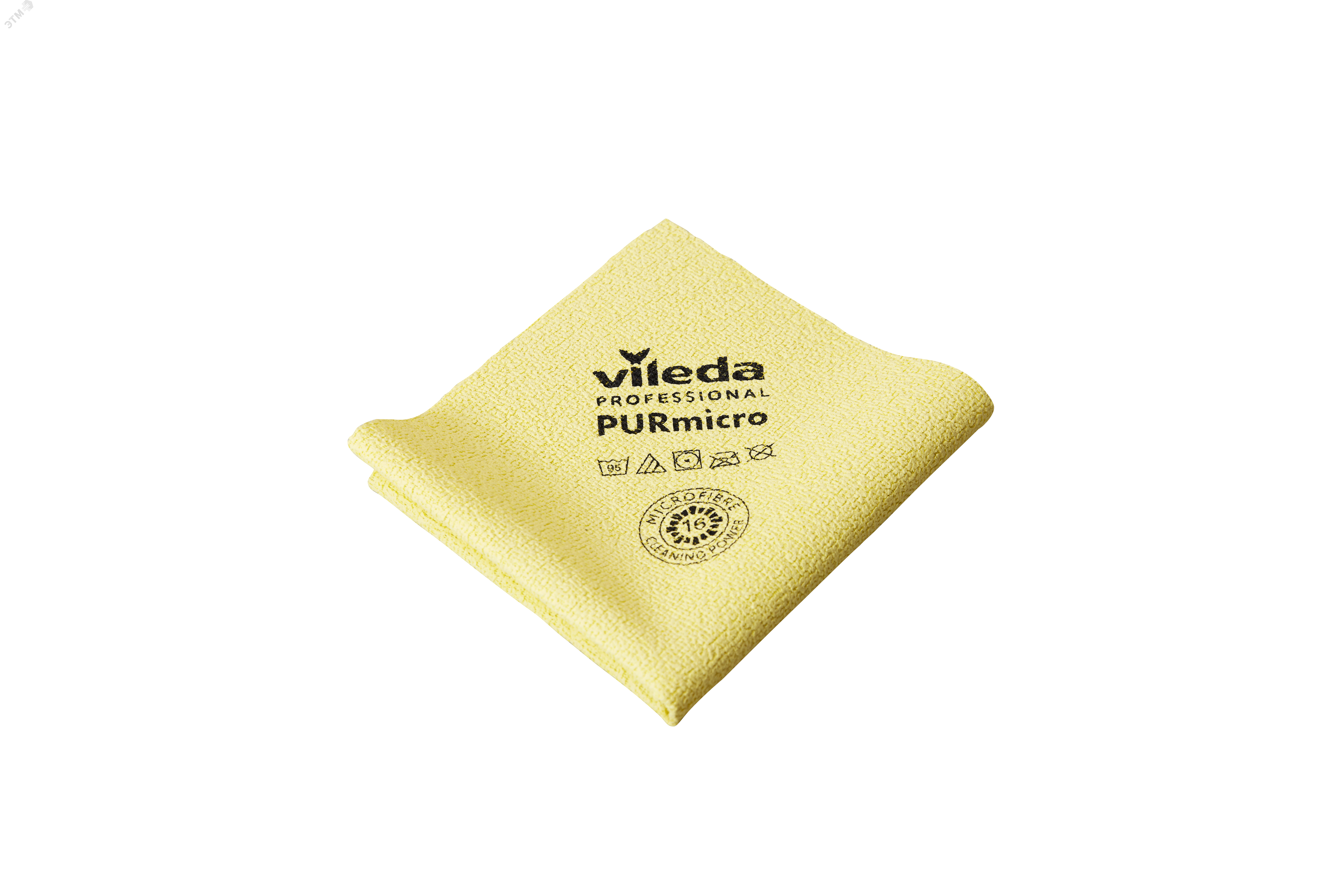 Изображение товара Салфетка PURмикро Актив 38х35 см желтая 5 шт профессиональная уборка