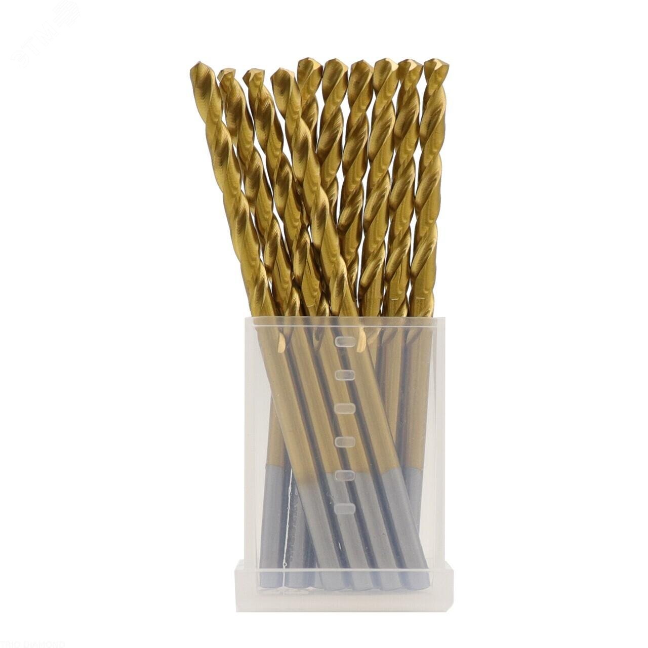 Изображение товара Сверло по металлу 3.5х70мм Hilberg Cobalt 5% TOP 10 шт