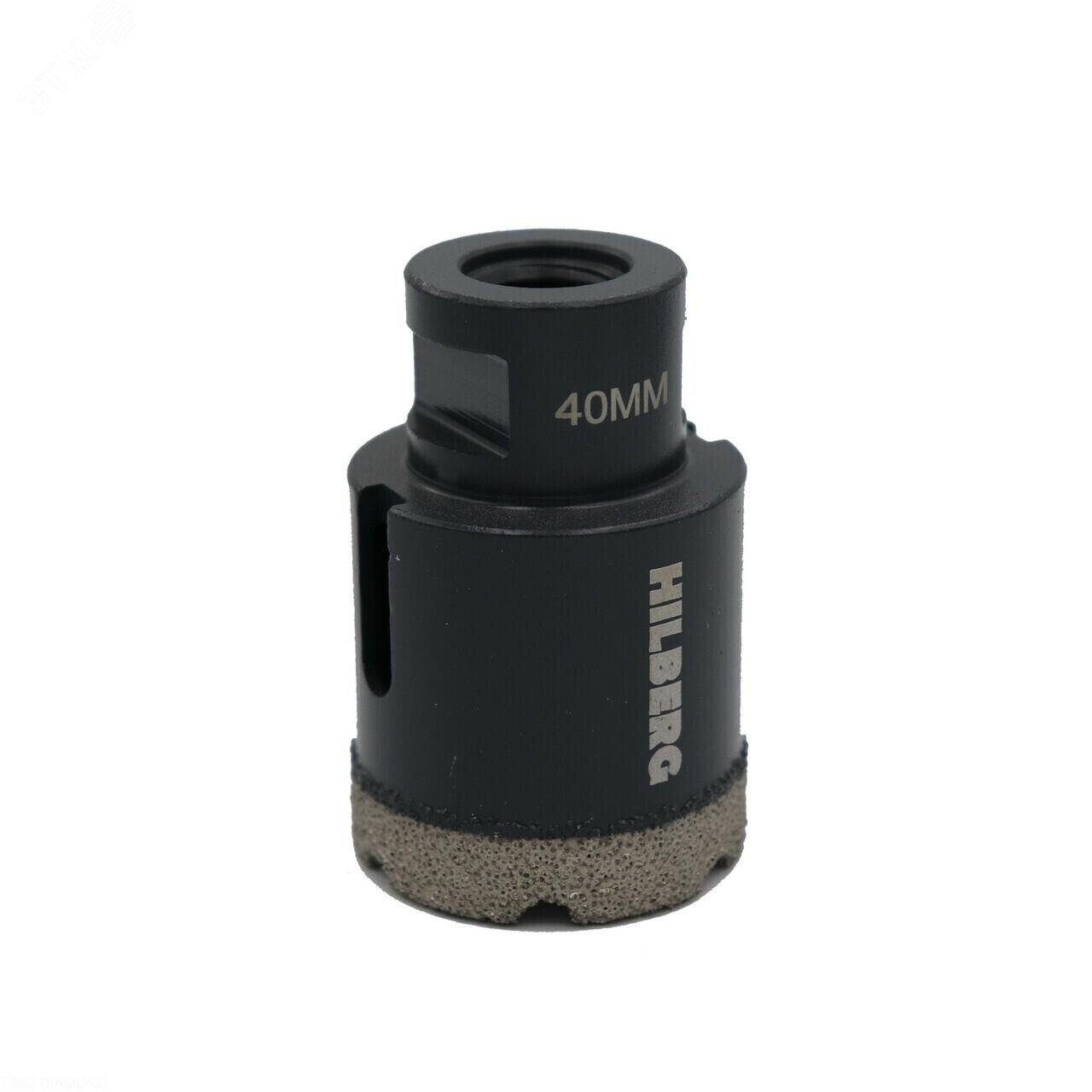 Изображение товара Коронка алмазная 40 мм Hilberg Super Hard M14 (шт)