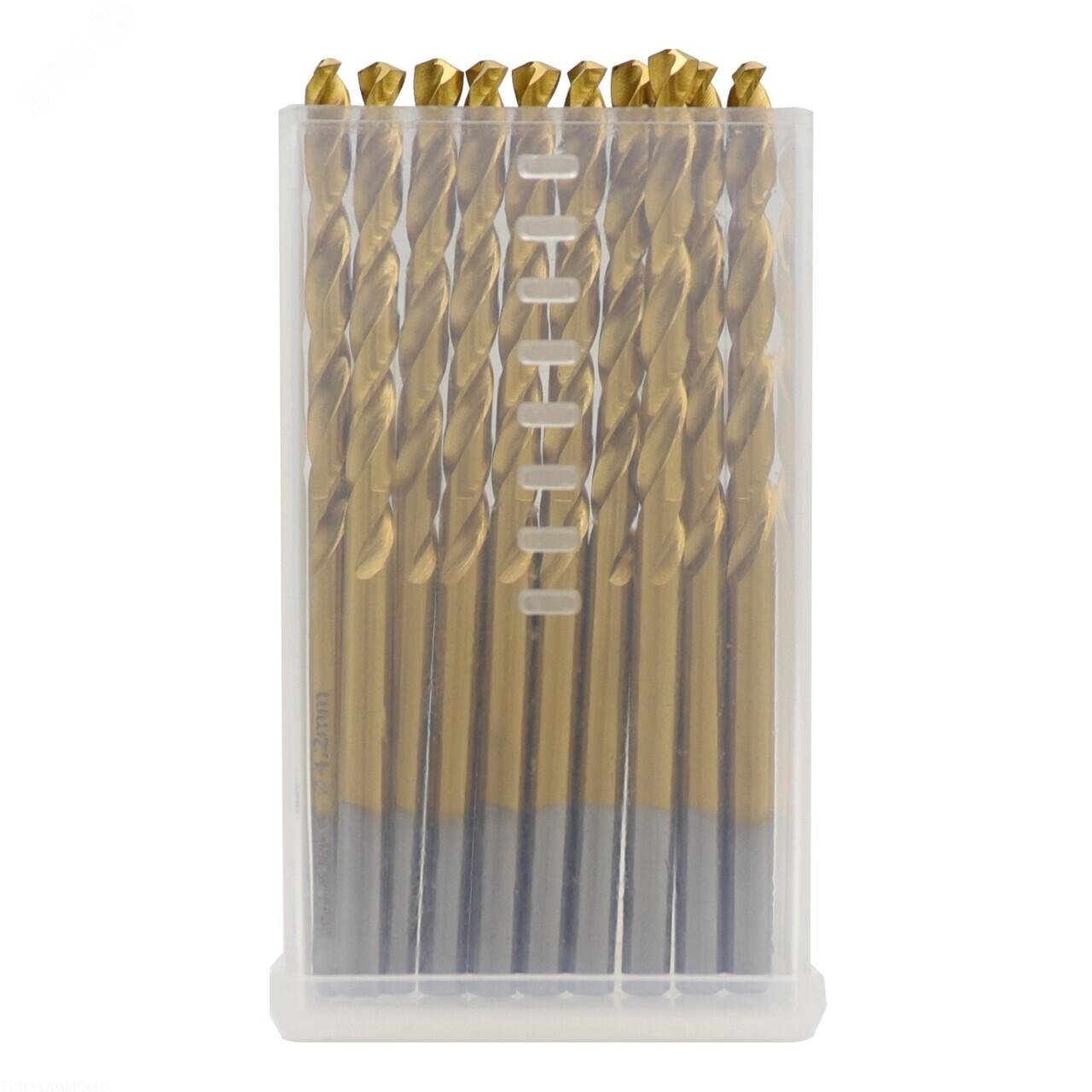 Изображение товара Сверло по металлу 4.5х80 мм 10 шт Hilberg Cobalt 5% TOP для твердых металлов