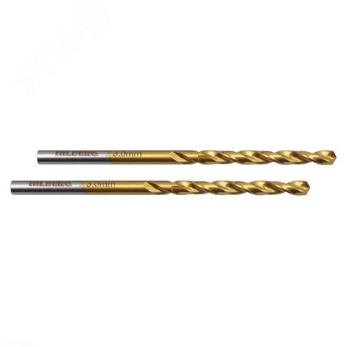 Изображение товара Сверло по металлу 3.0х61, 33мм, 2шт Hilberg Cobalt 5% TOP (шт)