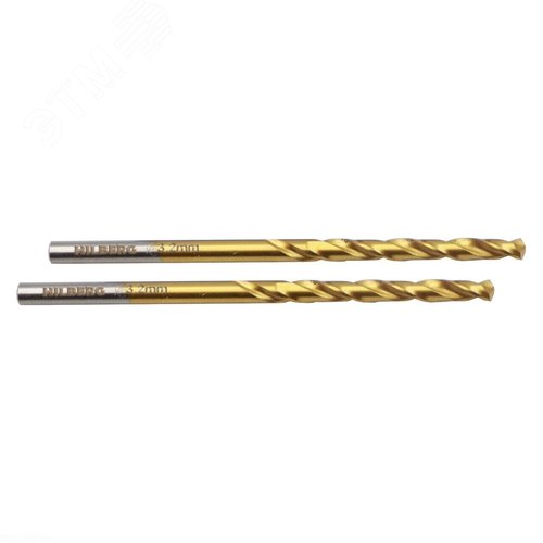 Изображение товара Сверло по металлу 3.2х65, 36мм, 2шт Hilberg Cobalt 5% TOP (шт)