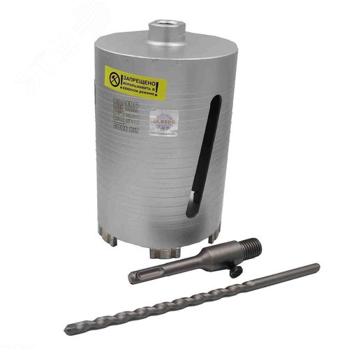 Изображение товара Коронка алмазная по бетону 112х150 мм Hilberg Laser Deep Drill (шт)