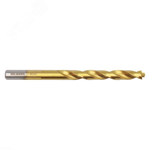 Изображение товара Сверло по металлу 9.0х125, 81мм Hilberg Cobalt 5% TOP (шт)