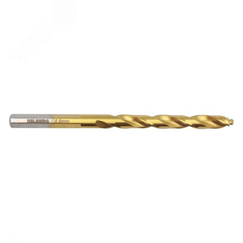 Изображение товара Сверло по металлу 6.5х101, 63мм Hilberg Cobalt 5% TOP (шт)