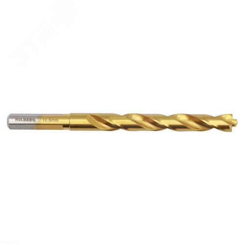 Изображение товара Сверло по металлу 10.5х133, 87мм Hilberg Cobalt 5% TOP (шт)