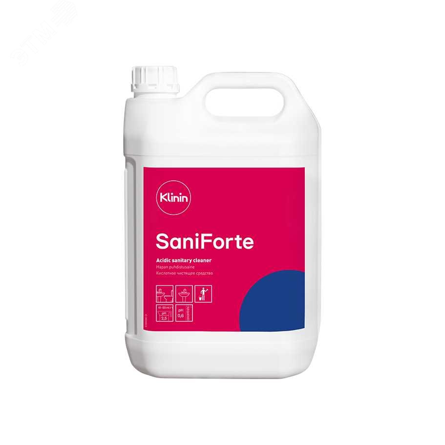 Изображение товара Кислотное чистящее средство Klinin SANIFORTE 5л (упак)