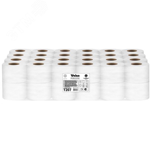 Изображение товара Туалетная бумага двуслойная в маленьких рулонах Veiro Professional Comfort, 48 рулонов по 200 (упак)