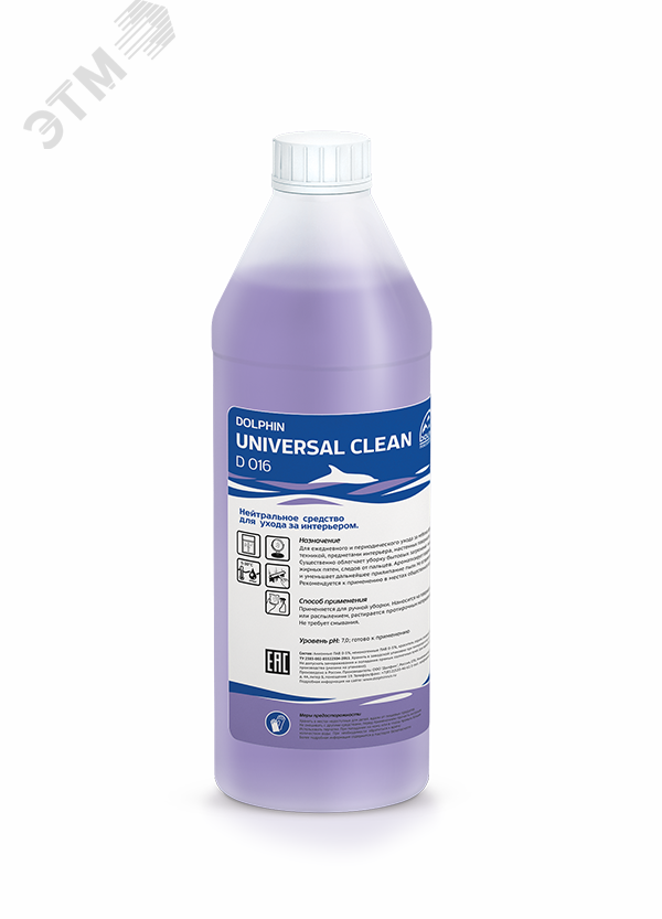 Изображение товара Средство Dolphin ''Universal-Clean'', 1 л., для ухода за мебелью (упак) Изображение товара Средство Dolphin ''Universal-Clean'', 1 л., для ухода за мебелью (упак)