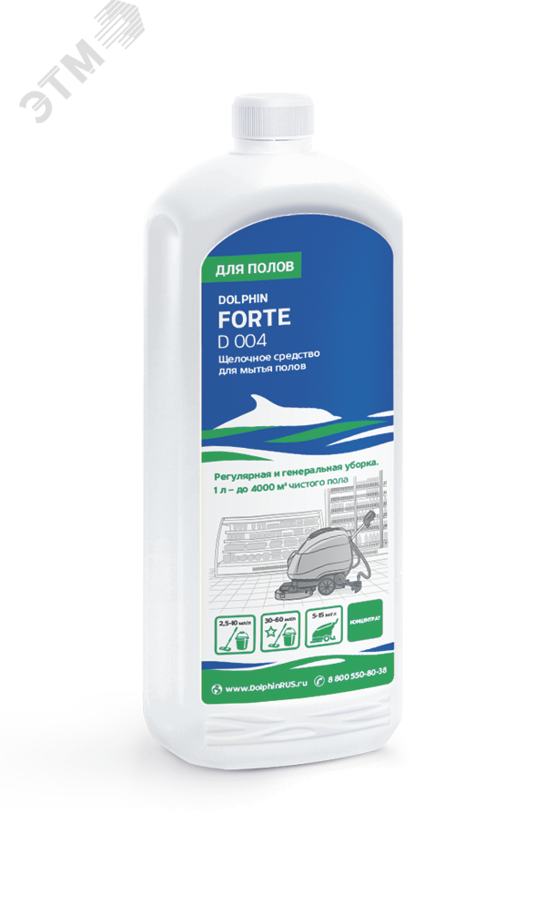 Изображение товара Средство Dolphin ''Forte'', 1 л., для ухода за полом (шт)