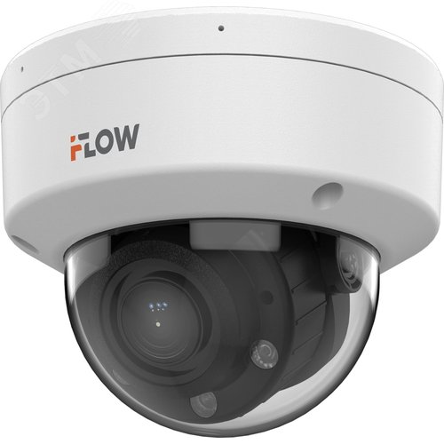 Изображение товара Видеокамера IP 2Мп купольная IP67 ИК/LED-30м с PoE (2.8-12мм) (шт)