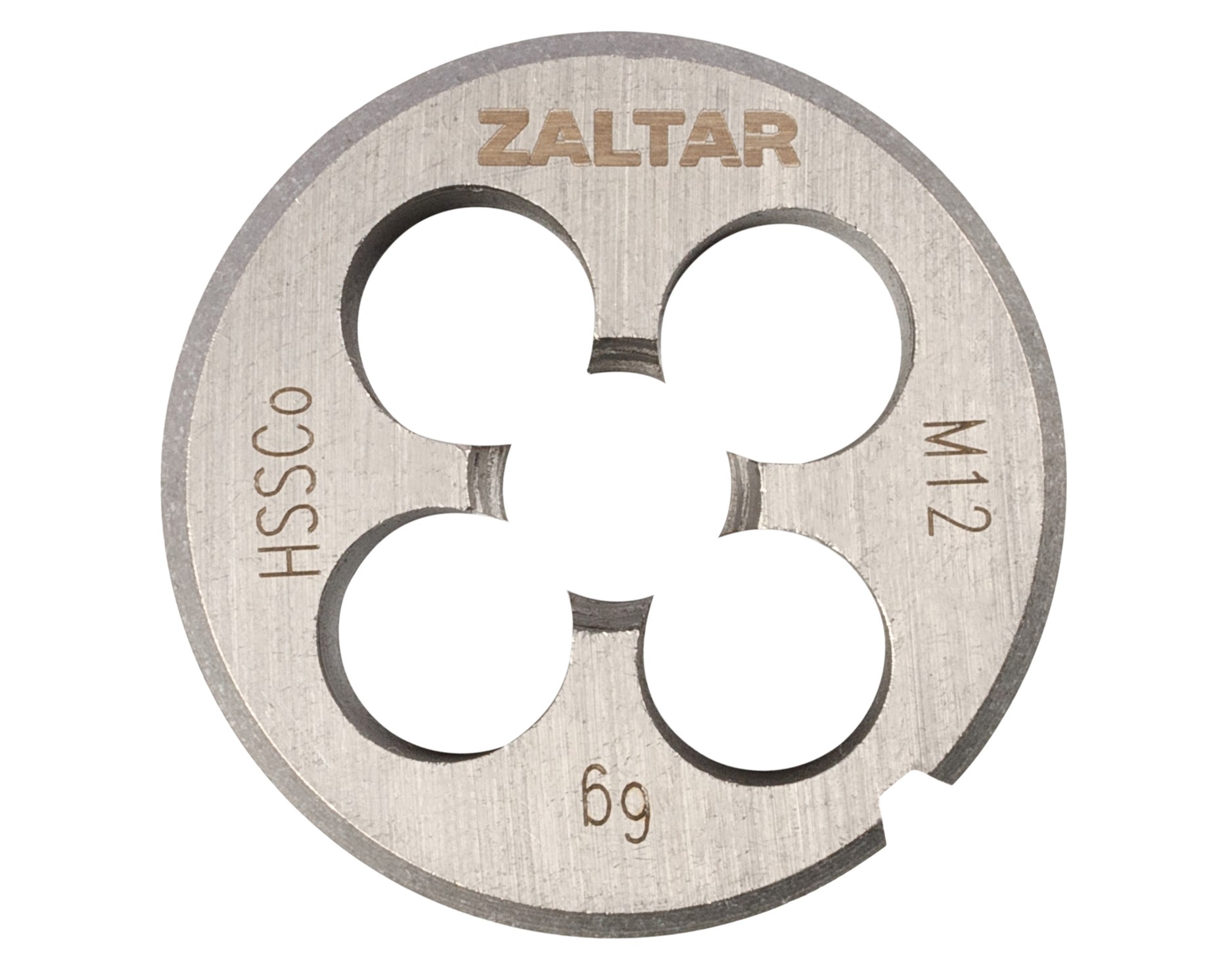 Плашка круглая резьбонарезная HSS-E, DIN 223 B (DIN EN 22568), M12x1.75, 38x14