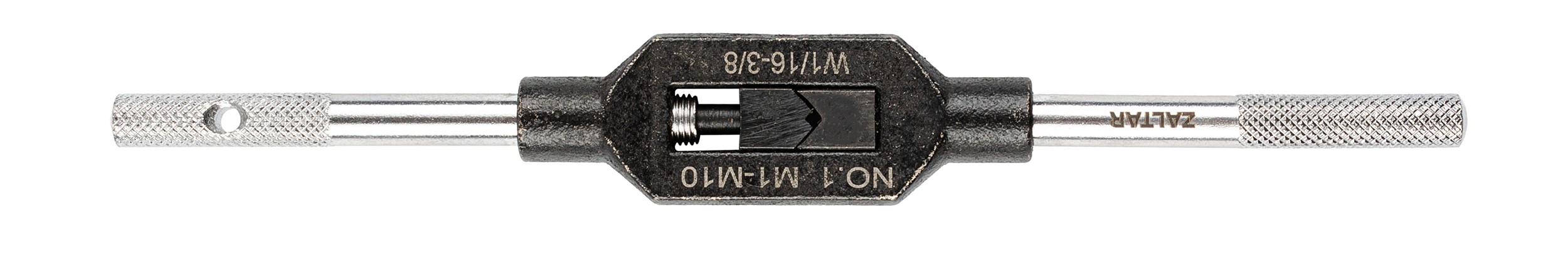 Метчикодержатель регулируемый GT, DIN 1814, номер 1, M1-10, Диаметр 2,0-6,3, 180 мм, сталь