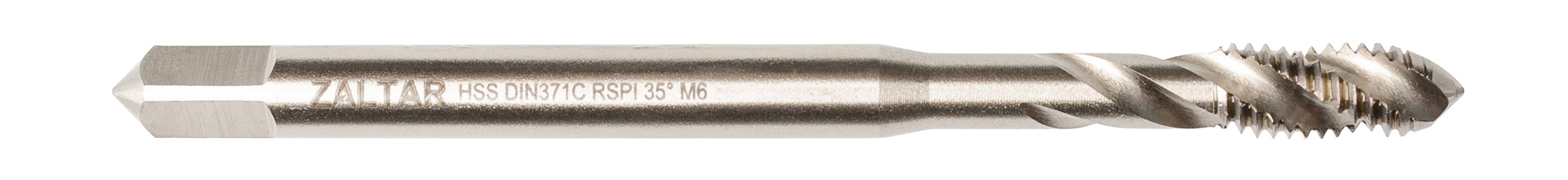 Метчик машинный HSS, DIN 371, 35 градусов RSP, M6 x 1,0