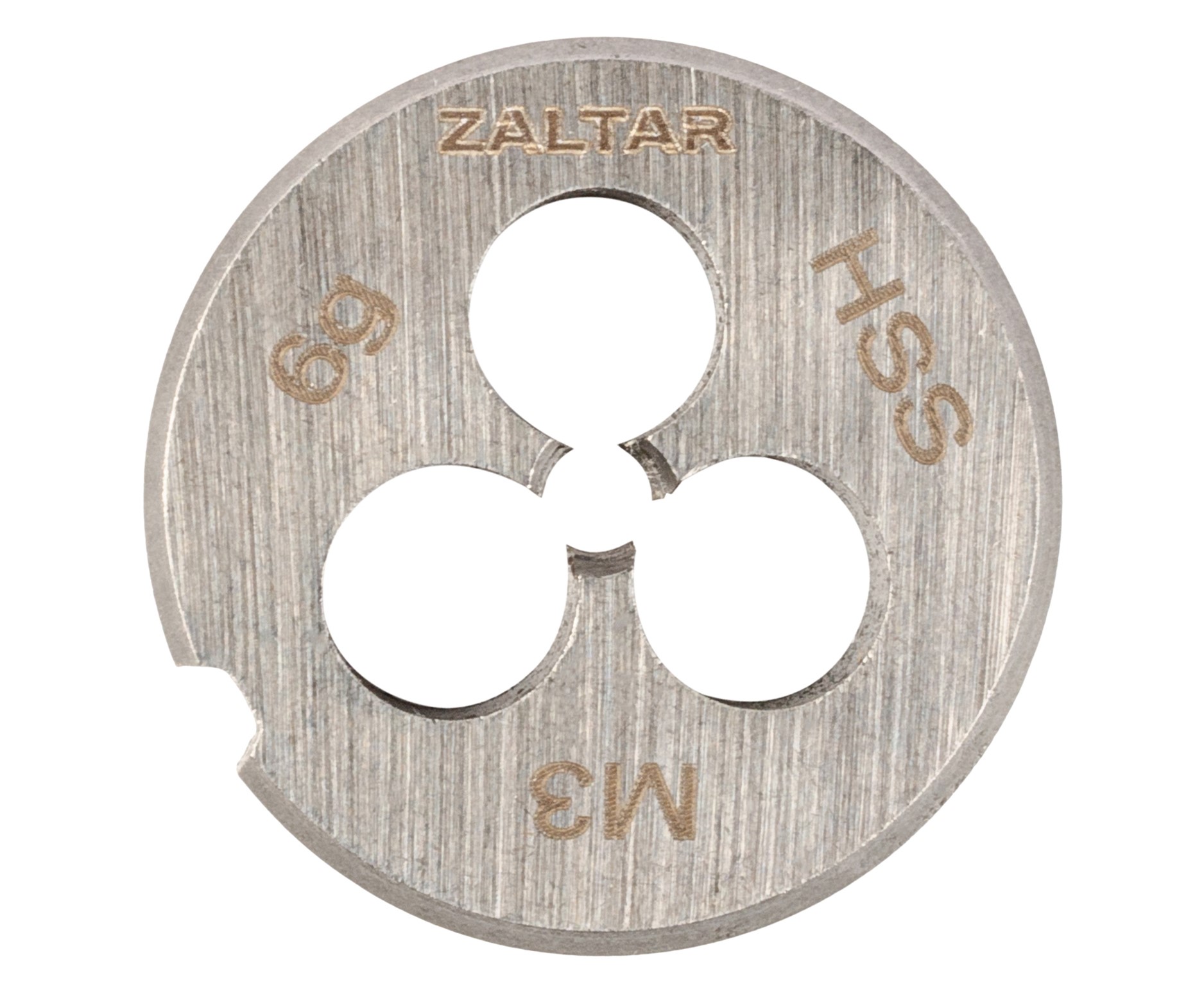 Плашка круглая резьбонарезная HSS, DIN 223 B (DIN EN 22568), M3x0.5, 20x5