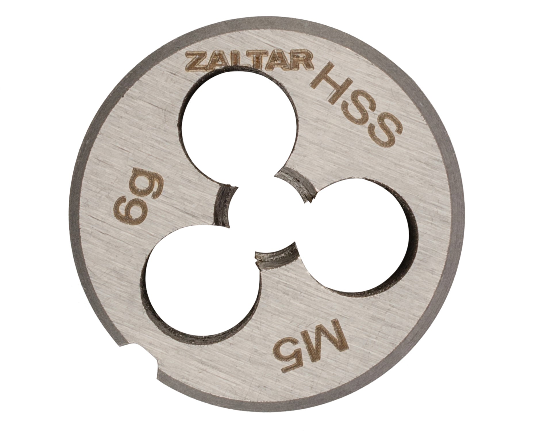 Плашка круглая резьбонарезная HSS, DIN 223 B (DIN EN 22568), M5x0.8, 20x7