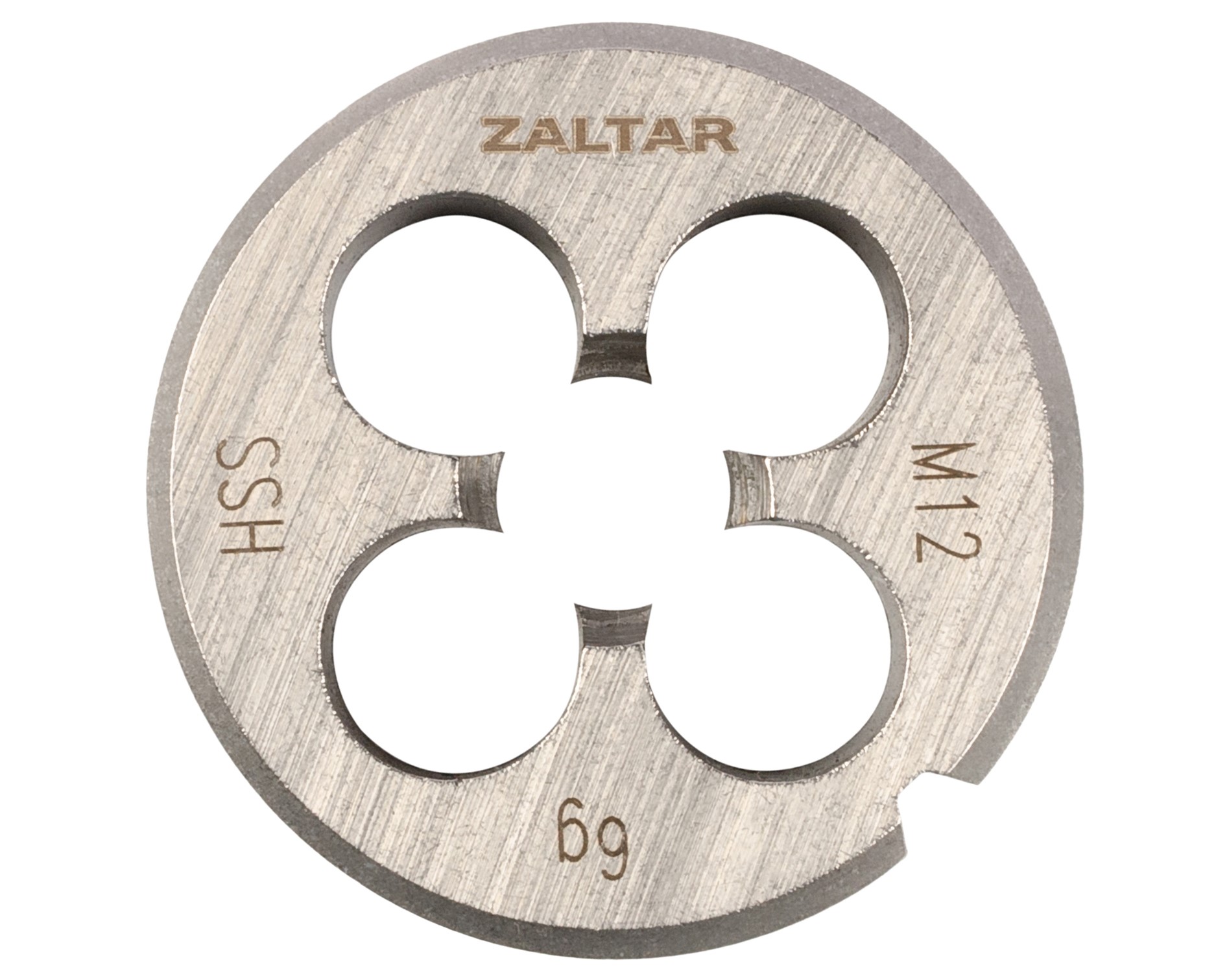 Плашка круглая резьбонарезная HSS, DIN 223 B (DIN EN 22568), M12x1.75, 38x14