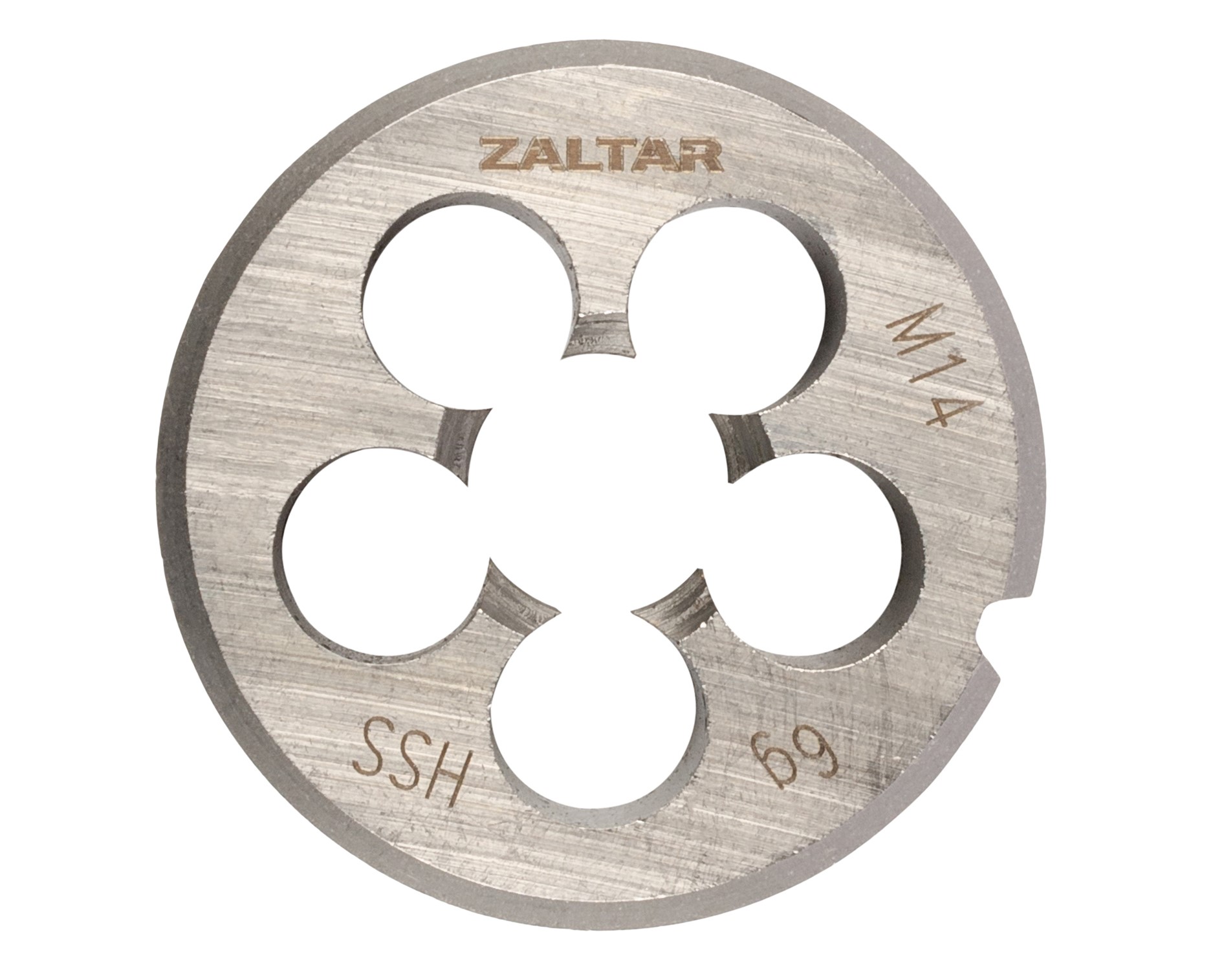 Плашка круглая резьбонарезная HSS, DIN 223 B (DIN EN 22568), M14x2.0, 38x14