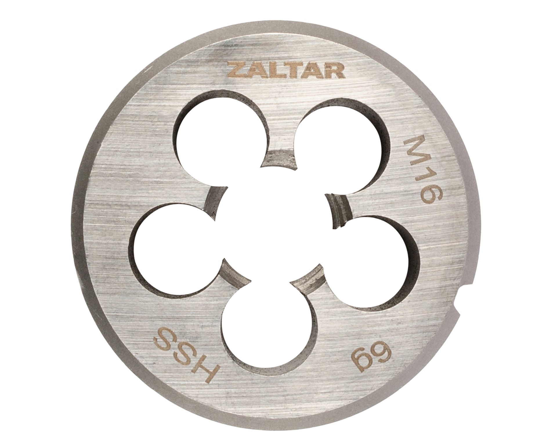 Плашка круглая резьбонарезная HSS, DIN 223 B (DIN EN 22568), M16x2.0, 45x18