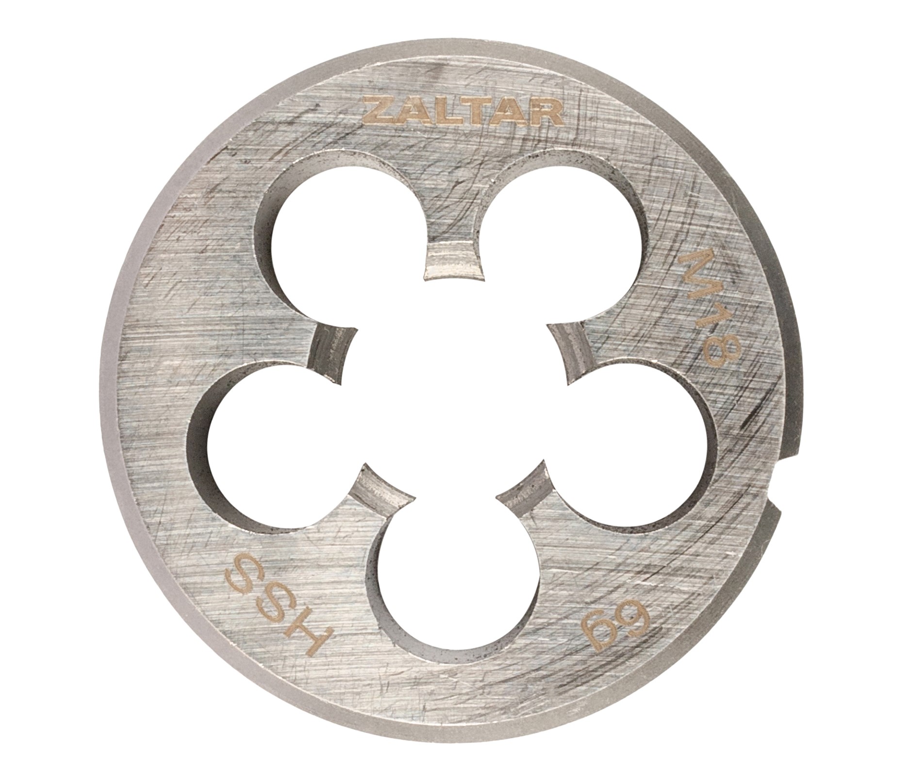 Плашка круглая резьбонарезная HSS, DIN 223 B (DIN EN 22568), M18x2.5, 45x18